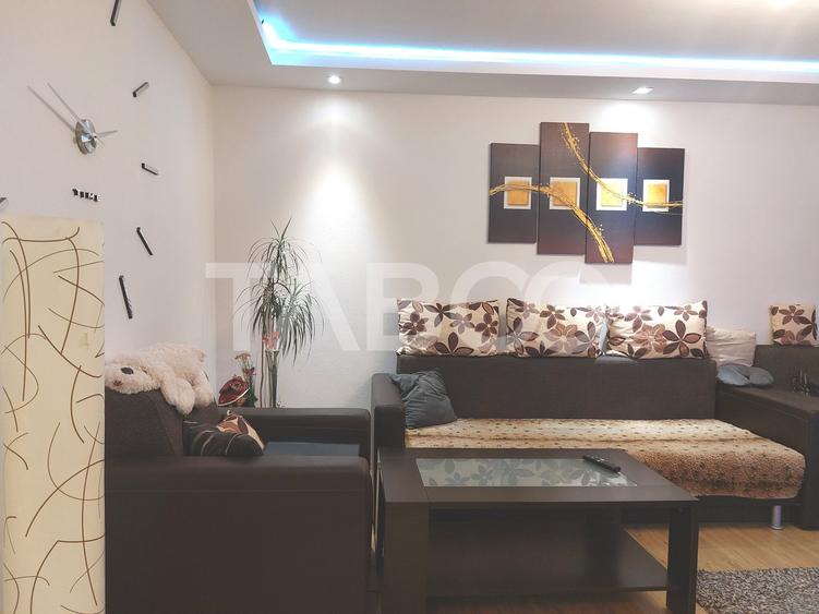 Apartament 55 mpu mobilat utilat 3 camere 2 balcoane pivnita Cisnadie - 12