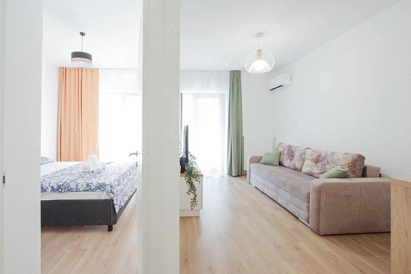 Apartament cu 2 camere semidecomandat, mobilat în Tudor Vladimirescu