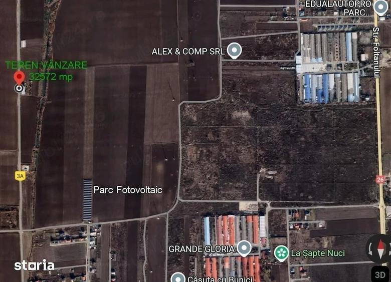 Teren de 20172 mp, în Vânători