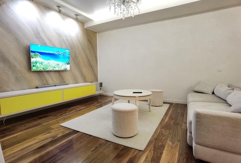 Apartament cu 2 camere decomandat, mobilat în Barbu Văcărescu