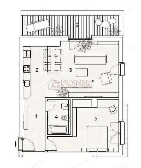 Dudesti - Mall Vitan - 2 Camere - Terasa Dudesti - Mall Vitan - 2 Camere - Terasa