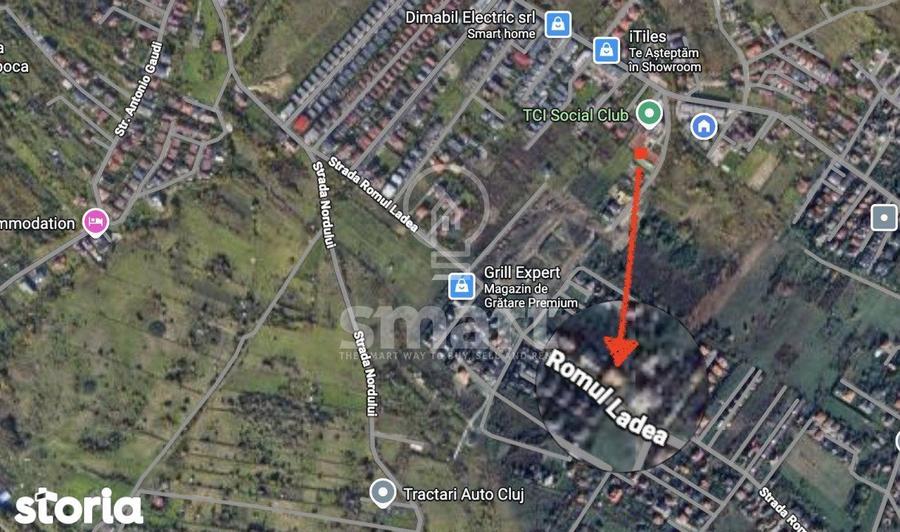 Teren construibil 800mp Borhanci zona Romul Ladea - 1