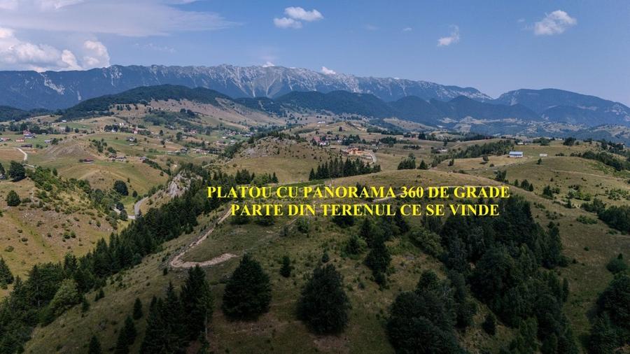 Teren cu panorama unica si incredibila in Sirnea - 9