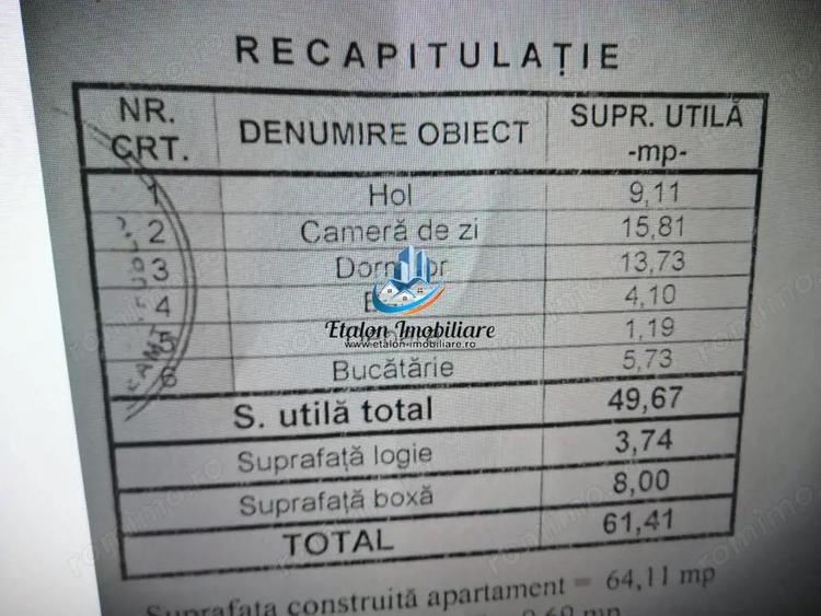 Apartament 2 camere decomandat, 54 mp utili, Darmanesti - 2