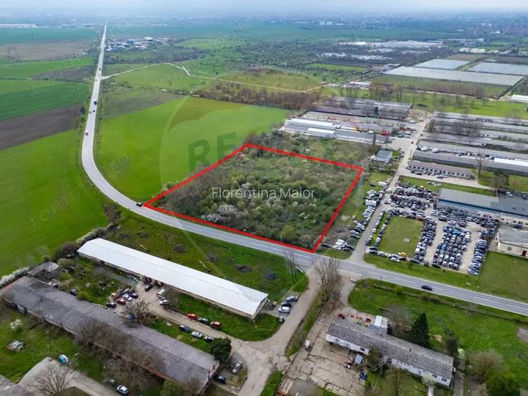 Teren 1,5ha intravilan curti constructii de vanzare Centura Arad Nord