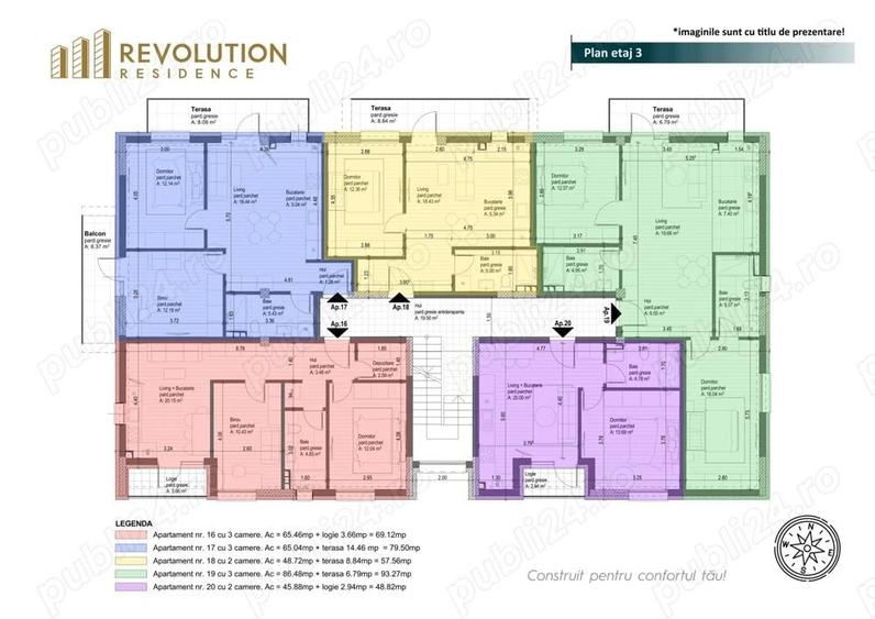 COMISION 0% - Apartamente 3 camere - Oltului 13C, Baia Mare - 2