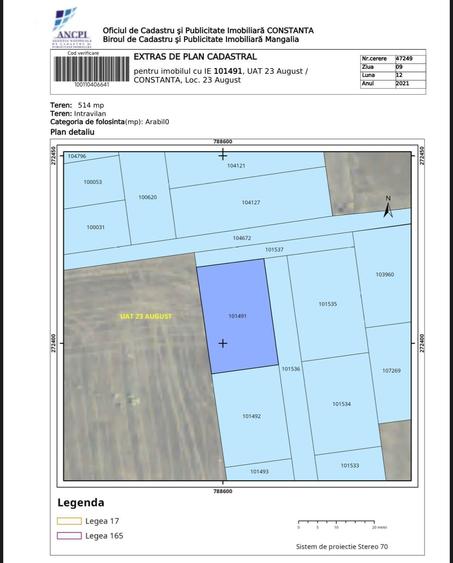 Urgent vand Teren 514mp intravilan Olimp super oferta! - 2