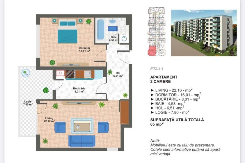 Metrou Aparatorii Patriei-2 camere-Direct Dezvoltator-Discount 10.000 euro - 16