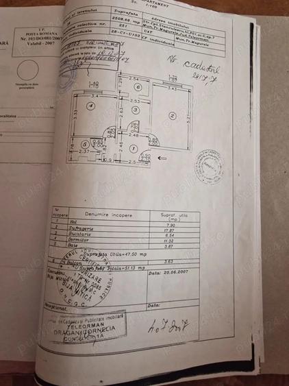 Apartament 2 camere decomandat etaj 1 - 10