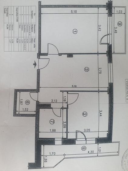 Tineretului 2 cam dec, et 3/8, 2 balcoane, bloc 1980, 62 mp total - 2