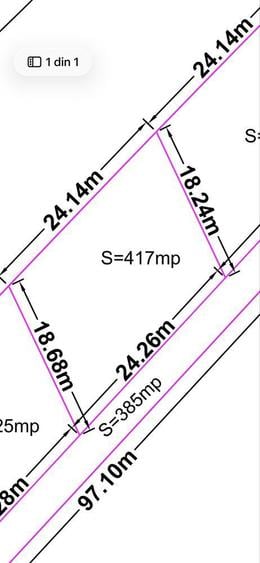 Teren intravilan orasul Beclean, parcele constructie case - 2