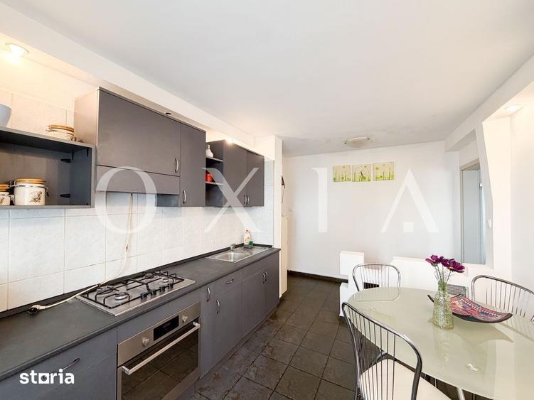 Apartament cu 3 camere, mobilat în Girocului