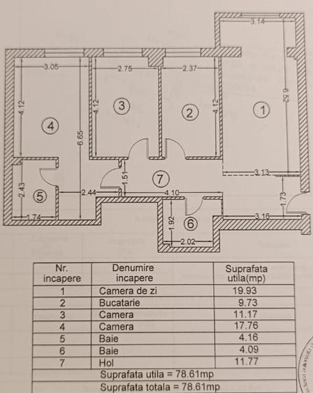 3 camere Pallady – 7 min metrou Nicolae Teclu | bloc 2017 | 2 băi | parcare - 2