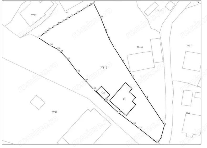 Cota de 1/4 din casa Abrud, judetul Alba - 2