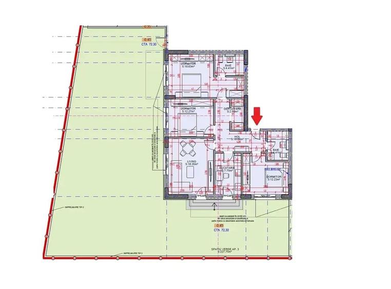 Apartament cu Gradina 4 Camere | Parcare | Bloc Nou Sector 3 - 2