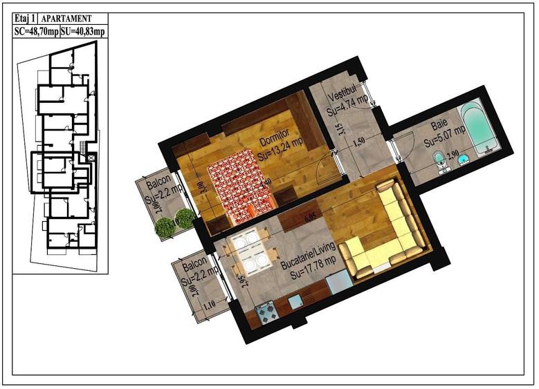 Traian/Calarasi/Foisorul de Foc/Pache,2Camere,Nou 2015,parcare,mobilat - 4