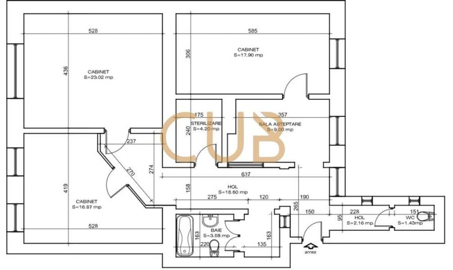 SPATIU COMERCIAL DE VANZARE – DESTINAȚIE SERVICII MEDICALE - 17