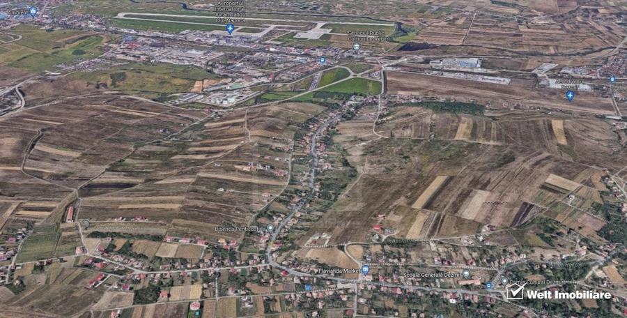 Parcela 1610 mp, 13,9/114 m, pozitie foarte buna cu panorama, Dezmir - 1