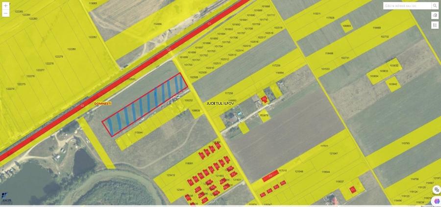 Teren 6000mp*Domnesti*Salciei-Haltei-Ciocarliei*Drum asfaltat cu utilitati - 10