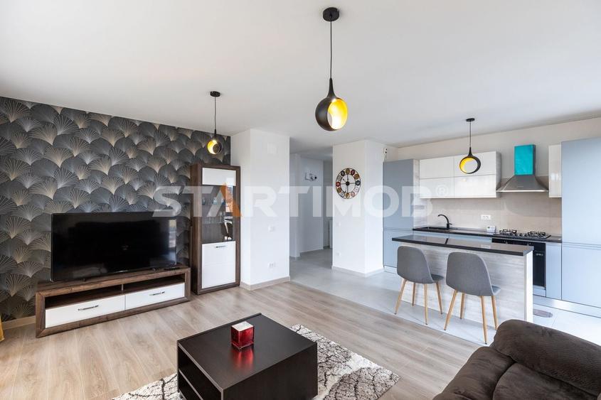 Apartament mobilat  3 camere Urban Plaza cu parcare - 4