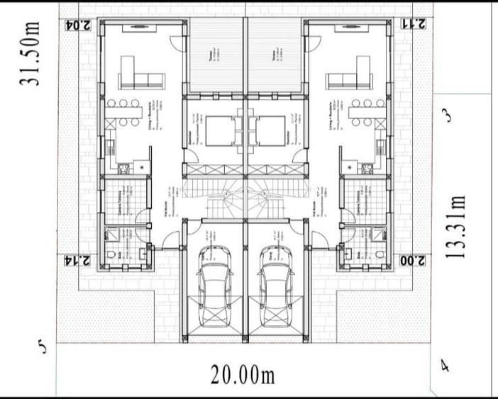 DUPLEX spatios mobilat cu garaj Dumbravita intre Ion Creanga si Mures - 8