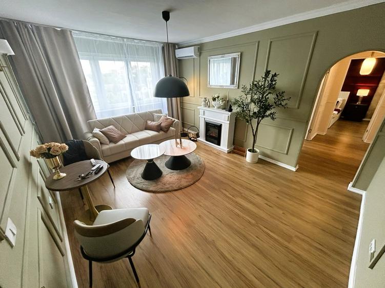 3 Cam-Cetatii-5 Min Centru--Mobilat Lux-Balcon-Centrala--54 MP-128.000 Euro ! - 1