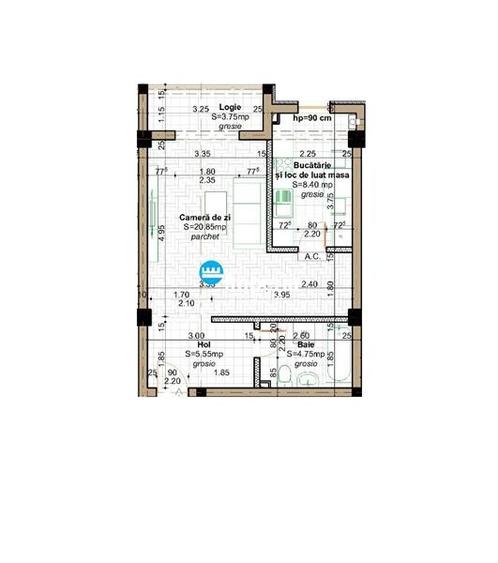 Apartament 1 camera de vanzare Popas Pacurari - 7