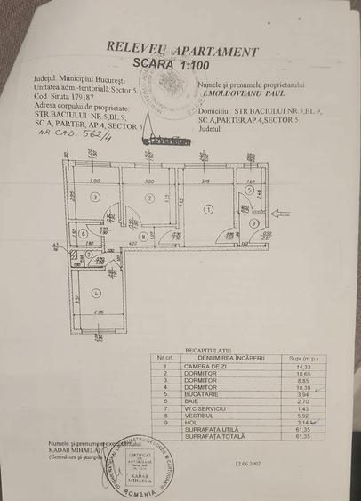 Apartament 4 camere la parter - 3