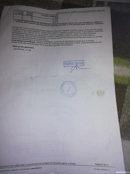 Teren de 2858 mp, în Central