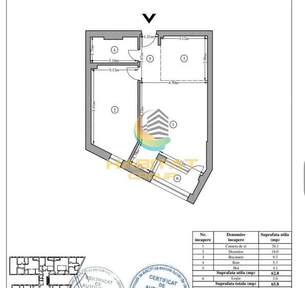 Apartament cu 2 camere decomandat în Splaiul Unirii