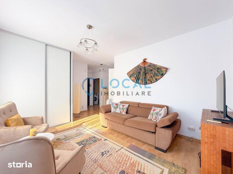 Apartament cu 2 camere semidecomandat, mobilat în Plopilor