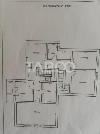 Casa de tip duplex 4 camere 140 mpu 2 bai zona Veterani in Sibiu - 26