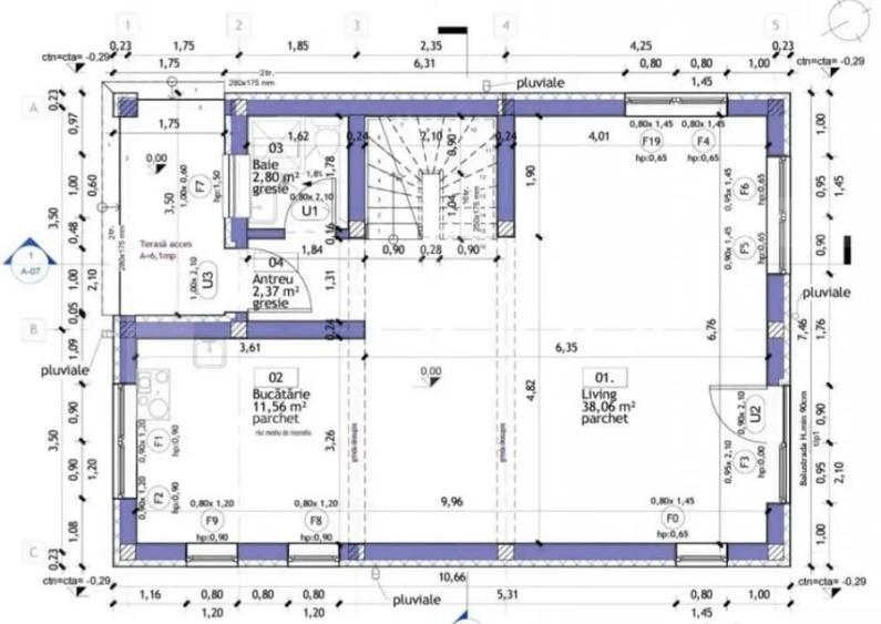 Investitie ! Proiect in executie ! Casa 110 mp utili, teren - 3