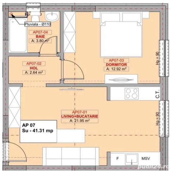 Apartament 2 Camere STUDIO, Cristal Houses strada Balan?ei - 1