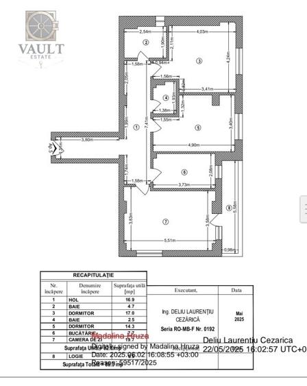 Apartament 3 camere - Bloc Nou - Theodor Pallady - 20