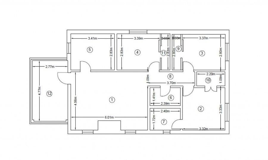 Casa Dragomiresti Vale parter 4 camere + Teren 400 mp New - 7
