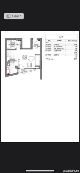 Garsoniera Cocheta|Toamnei|Mosilor|Eminescu|Balcon|Incalzire Pardoseala|Buncar|Lift - 3