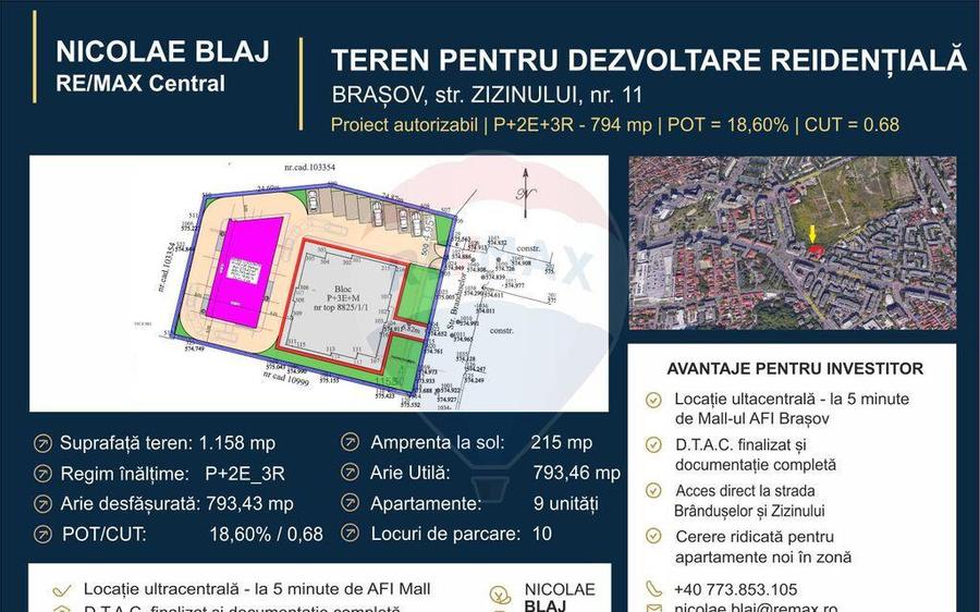 Teren pentru investi?ie in Bra?ov | Centrul Civic| A.C... - 1