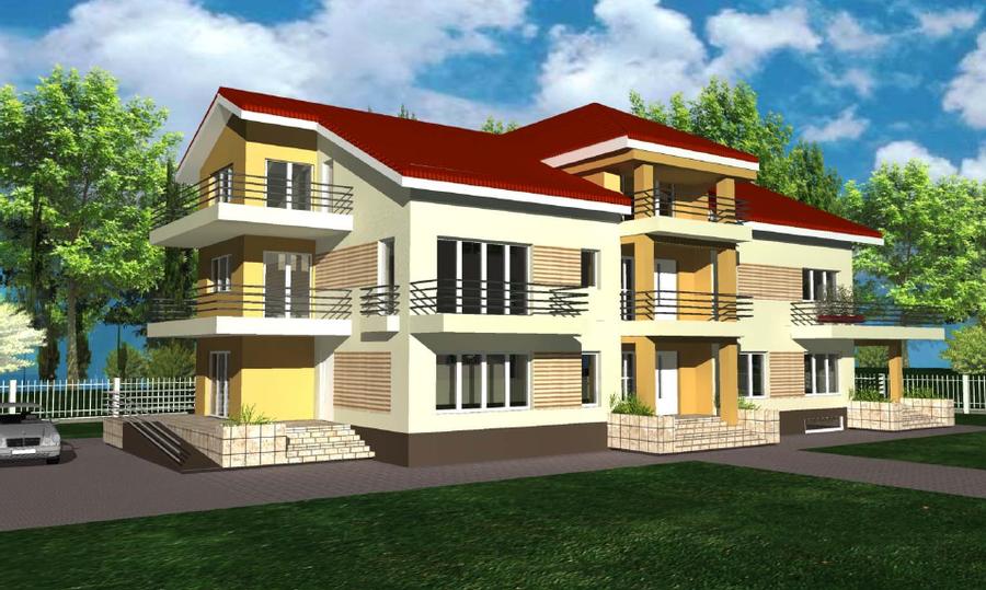 Vila Individuala S+P+1+M cu Teren 1000mp langa Padure - Balotesti - 2