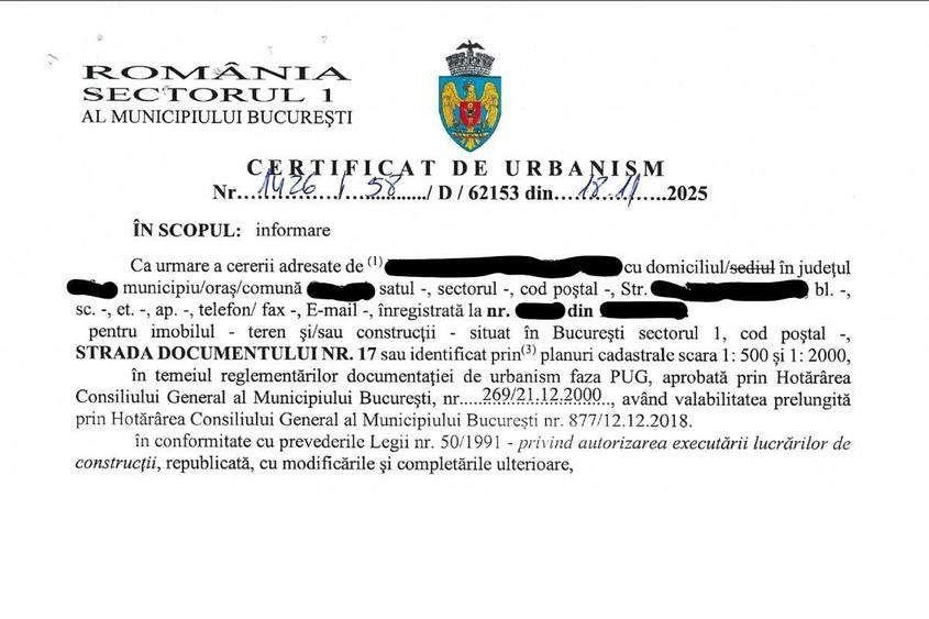 GIULESTI | Teren intravilan 800mp | Certificat urbanism disponibil - 2