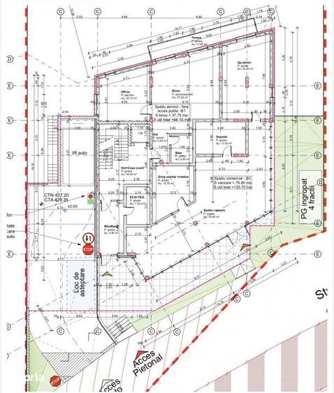Teren pentru bloc, 1082 mp, HCL, Manastur - 3