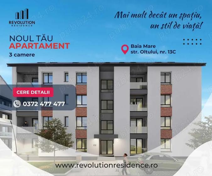 COMISION 0% - Apartamente 3 camere - Oltului 13C, Baia Mare - 7