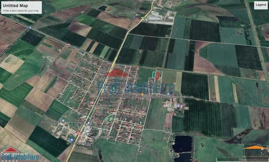 Vindem locuri de casa 540 sau 640mp in Zimand Cuz 7 km de Arad - 4