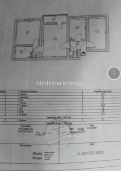 Apartament 3 camere de vanzare - Dacia