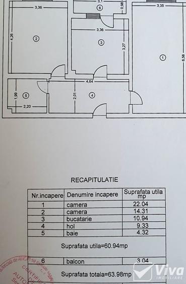 2 camere decomandat | Etaj 2/4 | Mobilat si Utilat | Parcare Inclusă | Rond Mall - 6