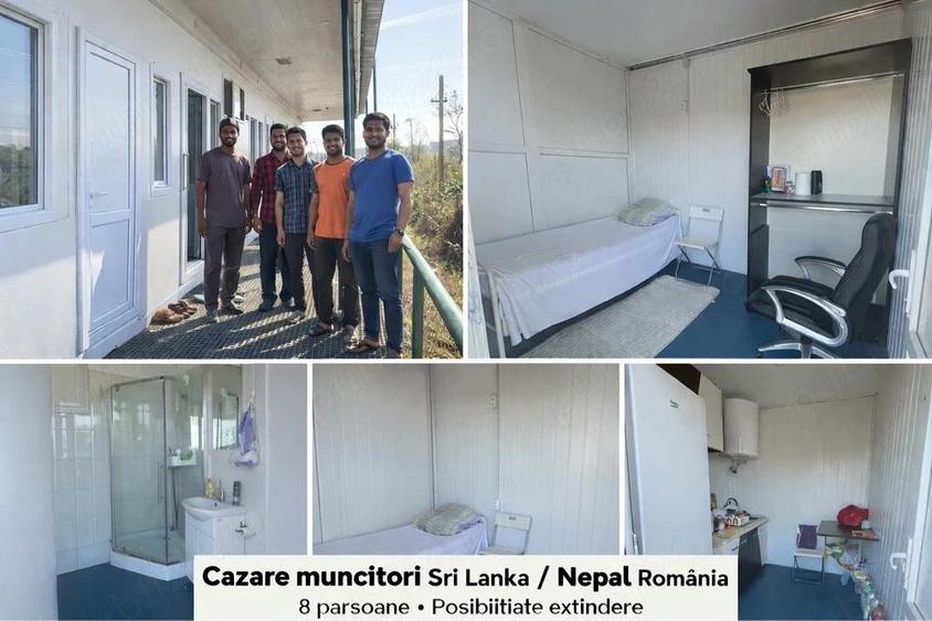 Cazare muncitori Nepal Siri lanka Ro Chiajna A1 Centura - 1