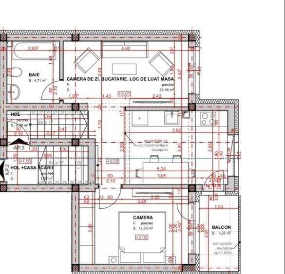 Apartament 2 camere, TVA inclus - 2