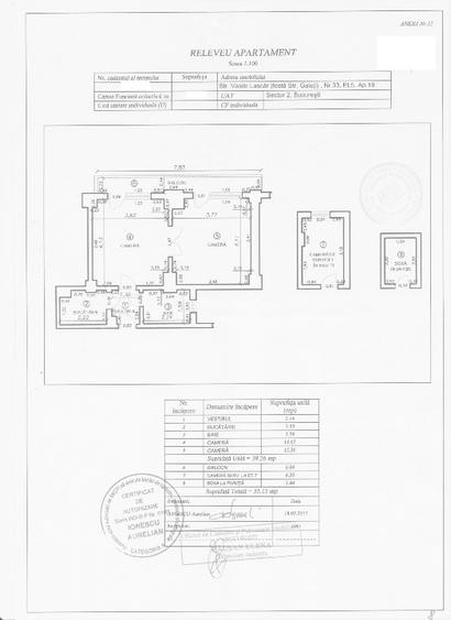 Proprietar, Vasile Lascar 33, bloc consolidat (plus camera de serviciu) - 2