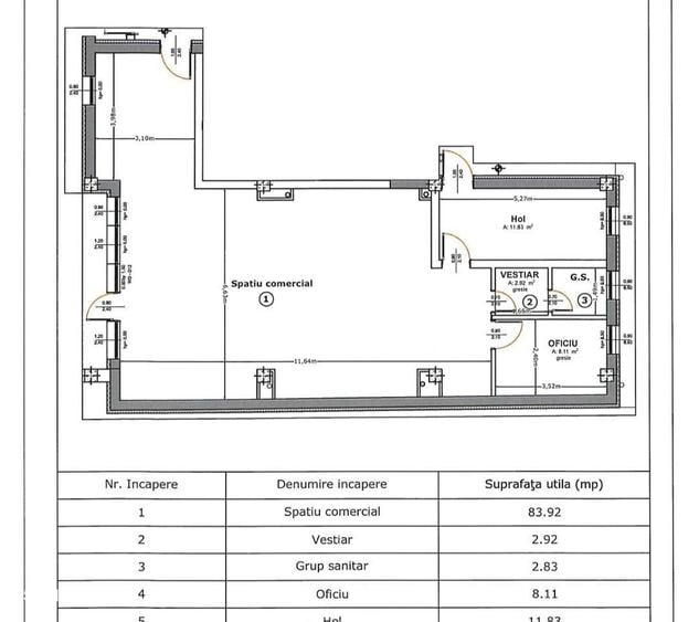 Inchiriem spatiu comercial/birou, Str. Mestesugarilor ,Locatie premium - 3