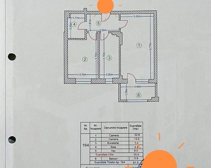 Apartament 2 camere | Militari | Centrala termica | Bloc Nou | Metrou - 12